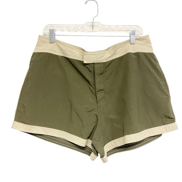 No Boundaries Other - Vintage No Boundaries Womens Size XL Olive Green Tan Swim Shorts